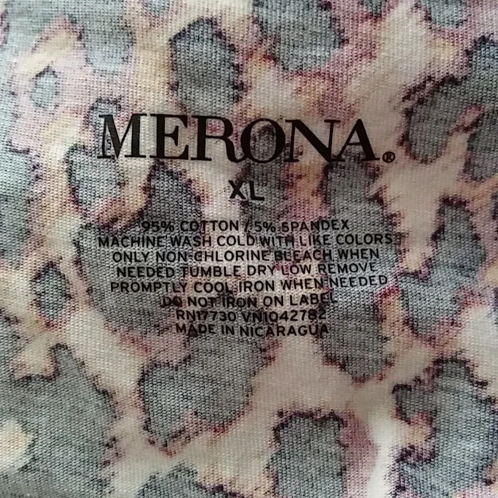 Top Size XL Leopard Print V- Neck